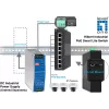 Managed Switch LevelOne Hilbert 8-Port Industrial Gigabit PoE Smart Lite Switch