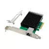 LevelOne 10-Gigabit PCIe x4 Network Card, 1 x RJ45, Internal, Wired, PCI Express, Ethernet, 10000 Mbit/s, Green