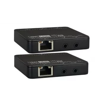 LevelOne HVE-9006 AV extender AV transmitter & receiver Black