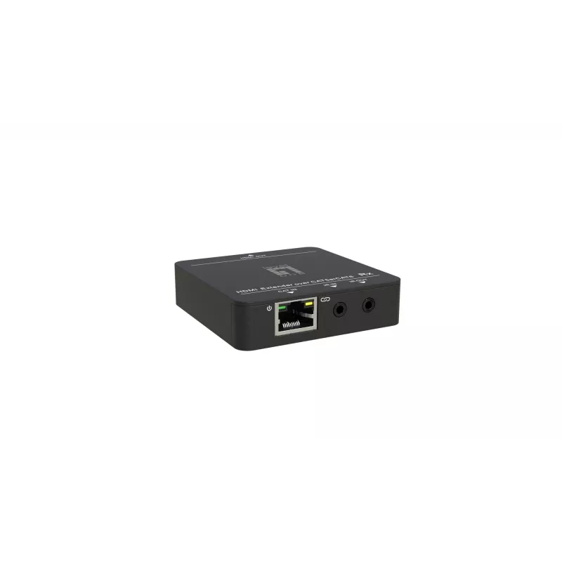 LevelOne HVE-9006 AV extender AV transmitter & receiver Black