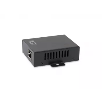 LevelOne 1-Port RJ-45 Gigabit PoE Repeater, IEEE 802.3, IEEE 802.3af, IEEE 802.3at, IEEE 802.3u, IEEE 802.3x, Black, 100 m, RoHS, UKCA, CE, 0 - 40 °C, 0 - 90%