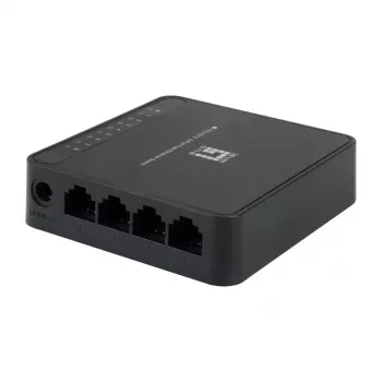 LevelOne FEU-0812 network switch Unmanaged Fast Ethernet (10/100) Black