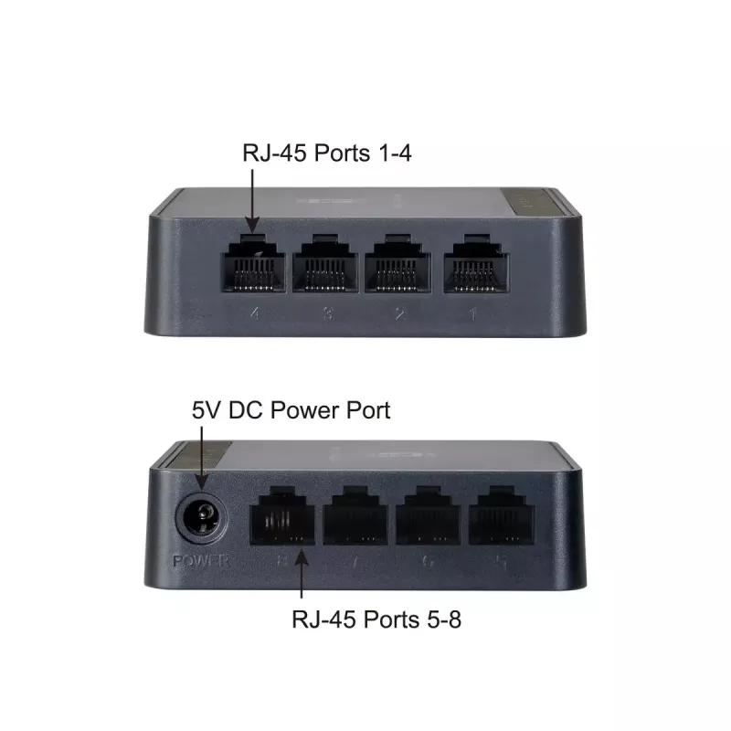 LevelOne FEU-0812 network switch Unmanaged Fast Ethernet (10/100) Black