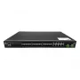 LevelOne 28-Port L2 Plus Managed Gigabit Fiber Industrial Switch, 4x 1.25/2.5GbE SFP, 16x 1.25GbE SFP, 8x Gigabit SFP/RJ45 Combo, Redundant Power Supply, -40°C to 80°C