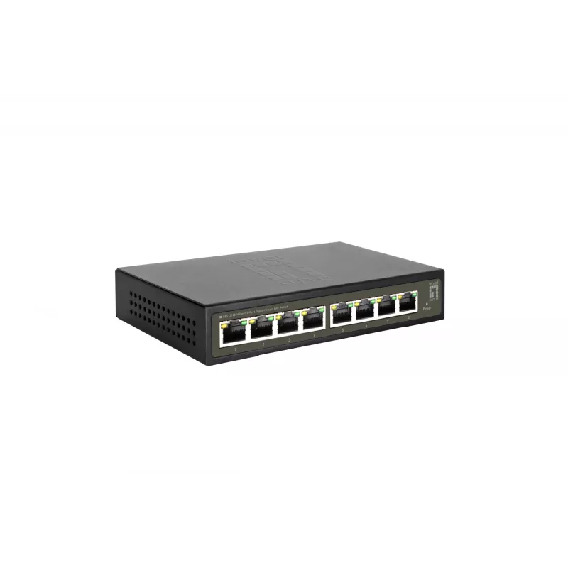 LevelOne Hilbert 8-Port Gigabit Smart Lite Switch, Managed, L2, Gigabit Ethernet (10/100/1000), Full duplex