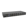 LevelOne 16-Port PS/2-USB VGA KVM Switch, 2048 x 1536 pixels, Rack mounting, 1U, Black