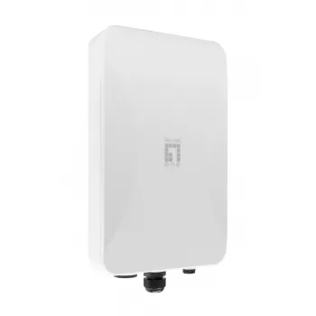 LevelOne AX3000 Dual Band Wi-Fi 6 Outdoor PoE Wireless Access Point, Omni-directional