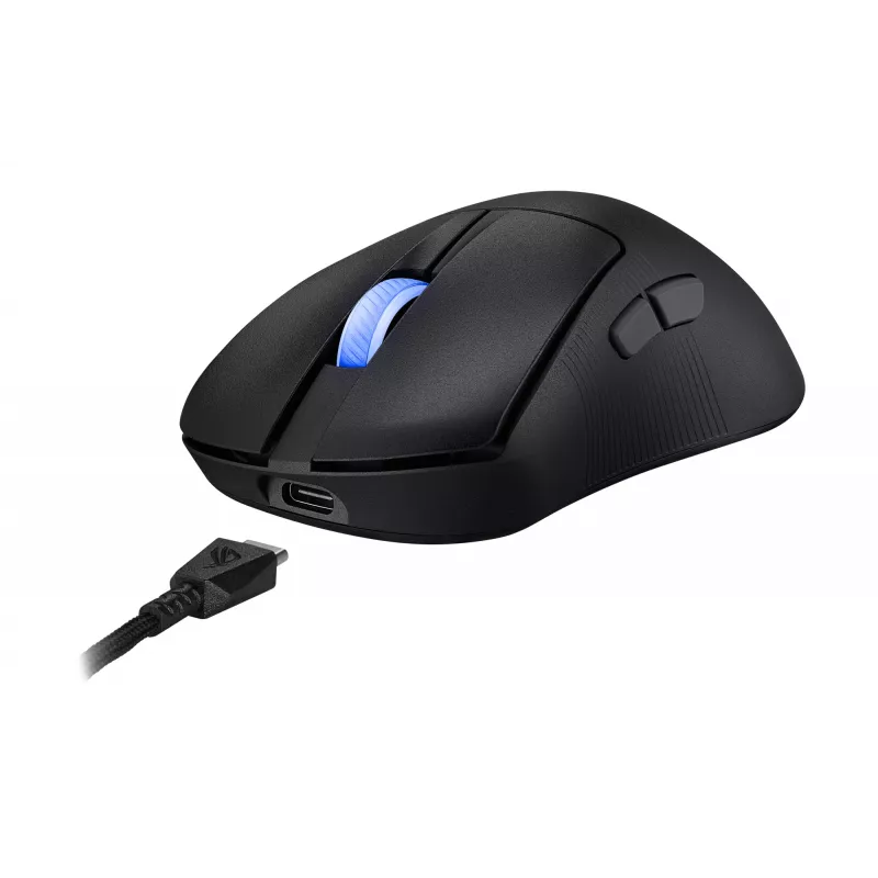 ASUS ROG Keris II Ace Wireless AimPoint Black mouse Gaming Right-hand RF Wireless + Bluetooth + USB Type-A Optical 42000 DPI