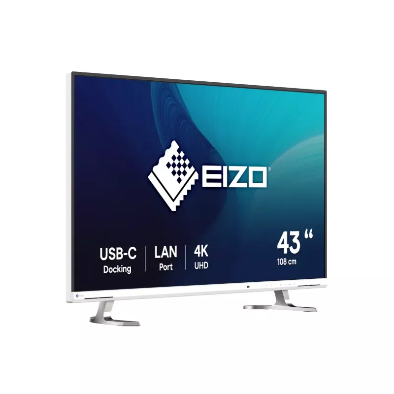 EIZO FlexScan EV4340X-WT computer monitor 108 cm (42.5 inch) 3840 x 2160 pixels 4K Ultra HD LCD White