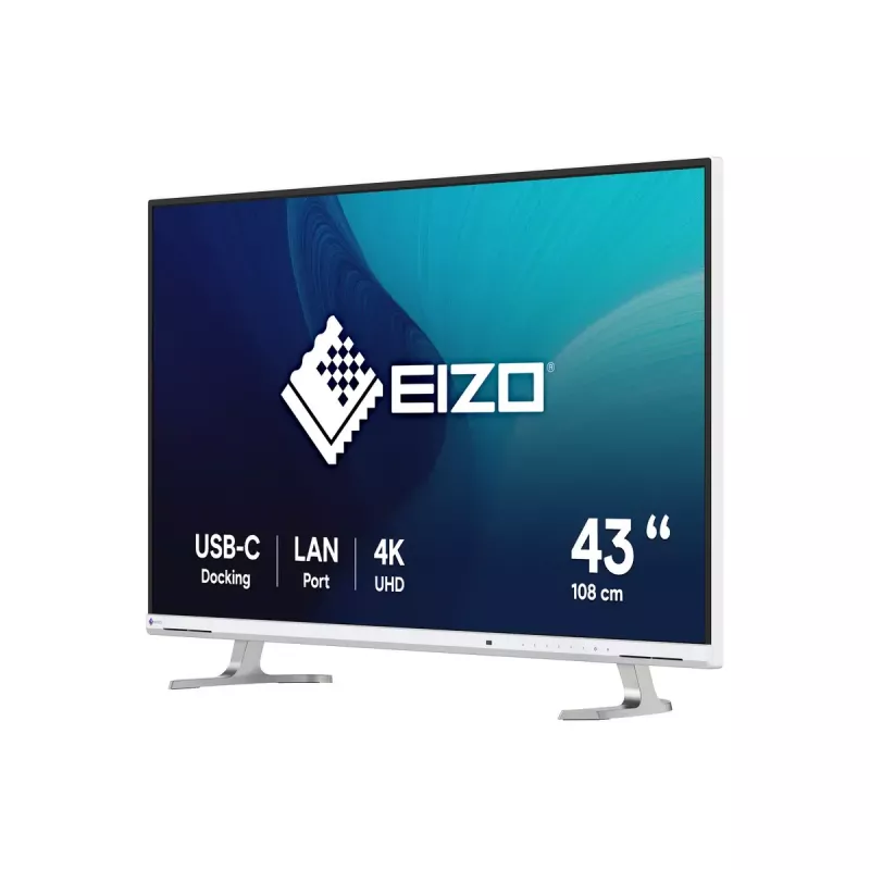 EIZO FlexScan EV4340X-WT computer monitor 108 cm (42.5 inch) 3840 x 2160 pixels 4K Ultra HD LCD White