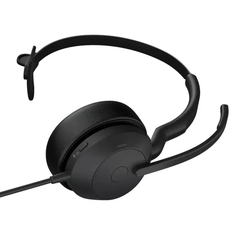 Jabra Evolve2 50 Headset Wired Head-band Office/Call center USB Type-C / USB Type-A Bluetooth Black