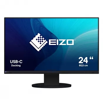 EIZO FlexScan EV2480-BK computer monitor 60.5 cm (23.8 inch) 1920 x 1080 pixels Full HD LCD Black