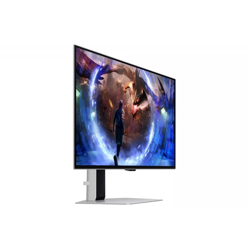 Samsung G60SD computer monitor 68.6 cm (27 inch) 2560 x 1440 pixels Quad HD OLED Silver