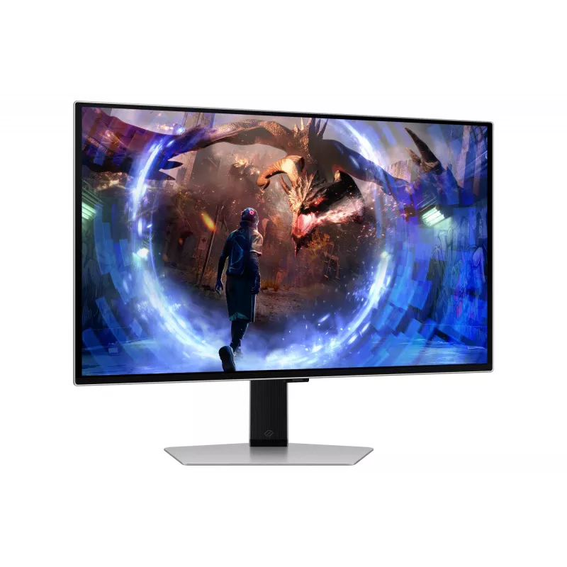 Samsung G60SD computer monitor 68.6 cm (27 inch) 2560 x 1440 pixels Quad HD OLED Silver