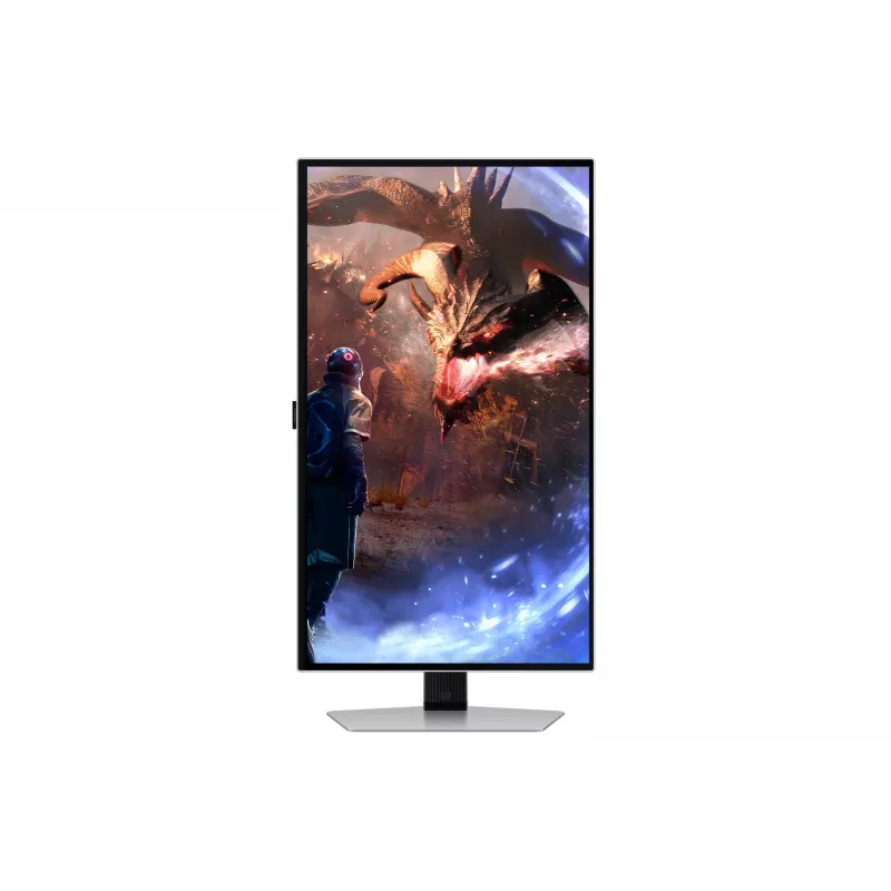 Samsung G60SD computer monitor 68.6 cm (27 inch) 2560 x 1440 pixels Quad HD OLED Silver