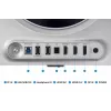 Samsung G60SD computer monitor 68.6 cm (27 inch) 2560 x 1440 pixels Quad HD OLED Silver
