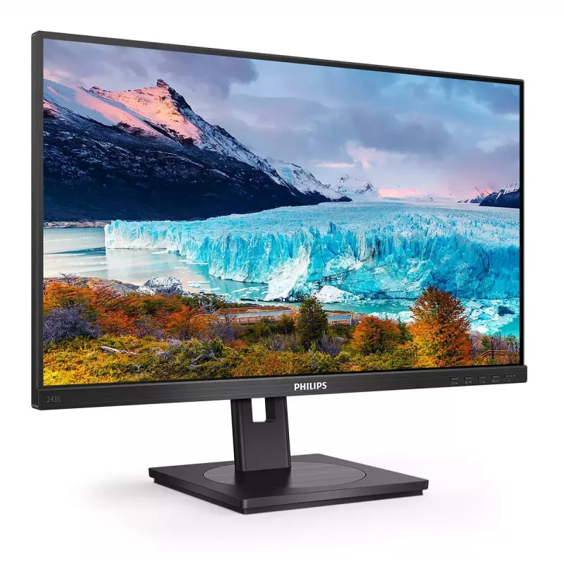 Philips S Line 243S1/00 computer monitor 60.5 cm (23.8 inch) 1920 x 1080 pixels Full HD LCD Black