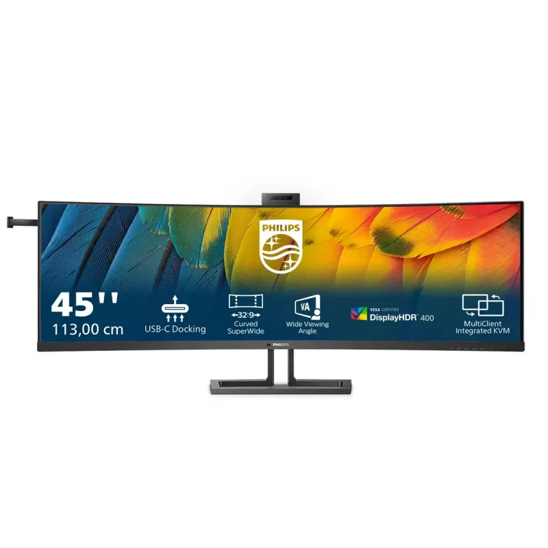 Philips 6000 series 45B1U6900CH/00 computer monitor 113 cm (44.5 inch) 5120 x 1440 pixels UltraWide Dual Quad HD LED Black