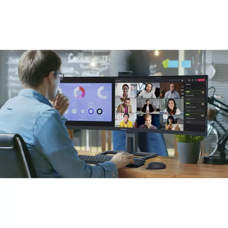 Philips 6000 series 45B1U6900CH/00 computer monitor 113 cm (44.5 inch) 5120 x 1440 pixels UltraWide Dual Quad HD LED Black