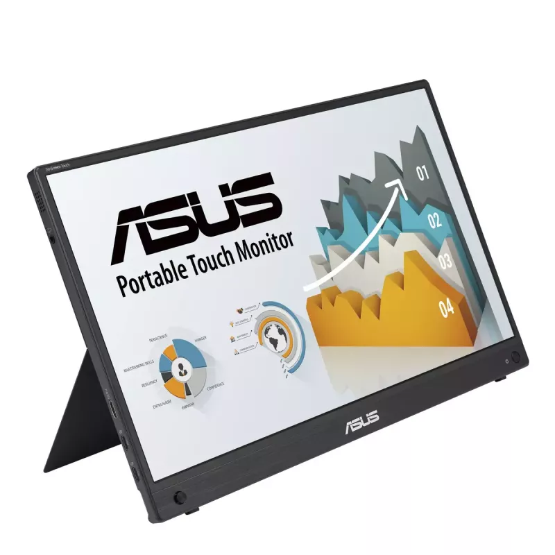 ASUS ZenScreen MB16AHT computer monitor 39.6 cm (15.6 inch) 1920 x 1080 pixels Full HD Touchscreen Black