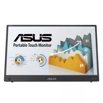ASUS ZenScreen MB16AHT computer monitor 39.6 cm (15.6 inch) 1920 x 1080 pixels Full HD Touchscreen Black
