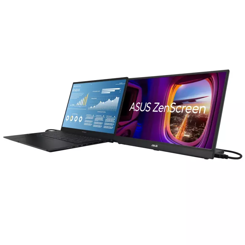 ASUS ZenScreen MB17AHG computer monitor 43.9 cm (17.3 inch) 1920 x 1080 pixels Full HD LCD Black