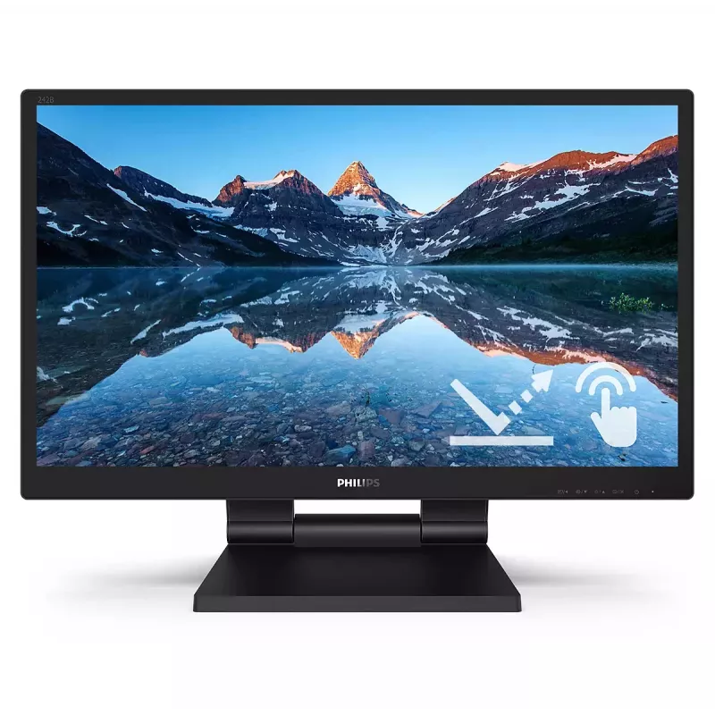 Philips 242B9TL/00 computer monitor 60.5 cm (23.8 inch) 1920 x 1080 pixels Full HD LCD Touchscreen Black