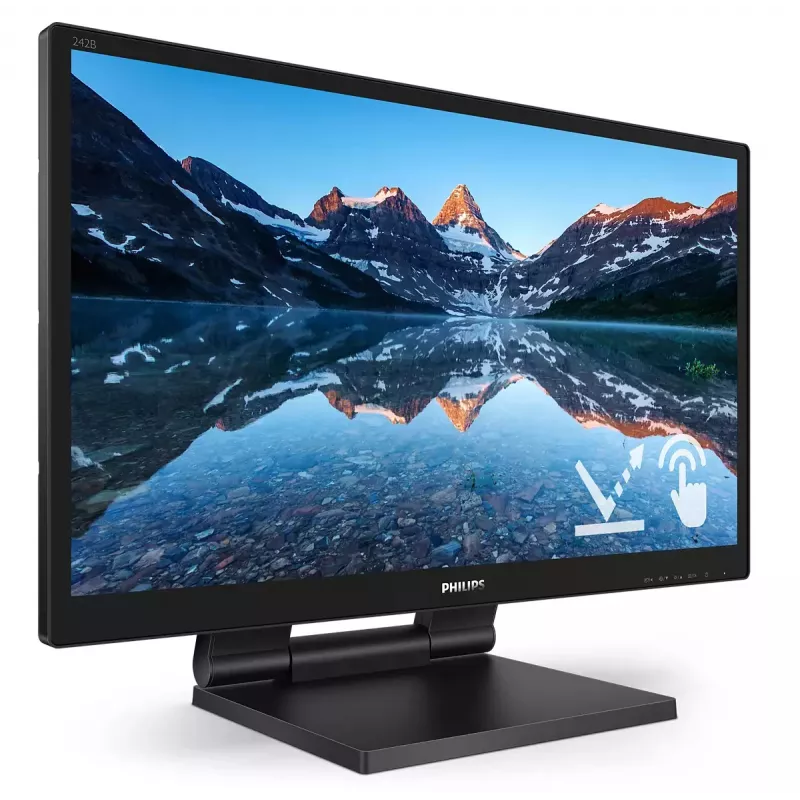 Philips 242B9TL/00 computer monitor 60.5 cm (23.8 inch) 1920 x 1080 pixels Full HD LCD Touchscreen Black