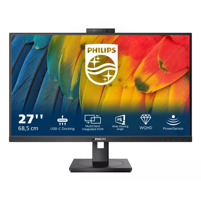 Philips 5000 series 27B1U5601H/00 computer monitor 68.6 cm (27 inch) 2560 x 1440 pixels Quad HD LCD Black