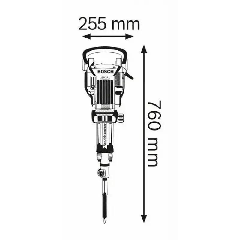 Bosch 0 611 335 100 rotary hammer 1750 W