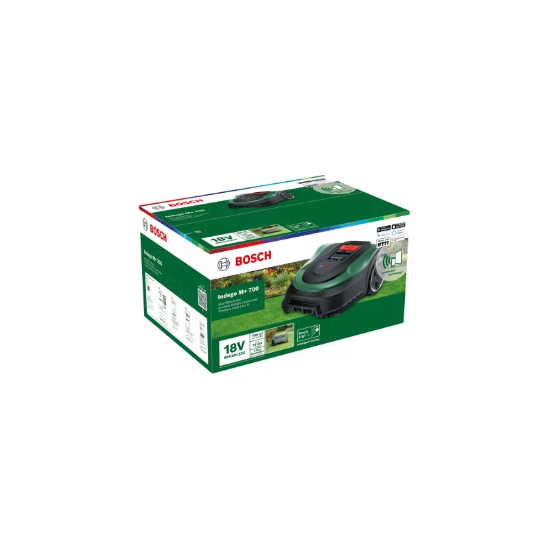 Bosch Indego M+ 700 Robotic lawn mower Battery Black, Green