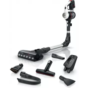 Bosch BSS711W stick vacuum/electric broom Battery Dry Bagless 0.3 L Black, Silver, White