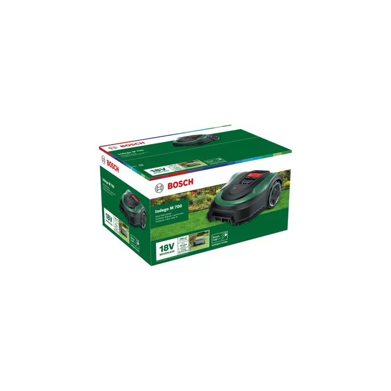 Bosch Indego M 700 Robotic lawn mower Battery Black, Green