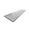 CHERRY KC 6000C FOR MAC keyboard Universal USB QWERTZ German Silver