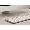 CHERRY KC 6000C FOR MAC keyboard Universal USB QWERTZ German Silver