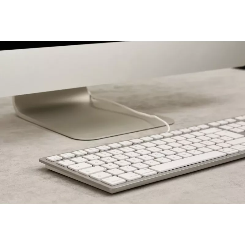 CHERRY KC 6000C FOR MAC keyboard Universal USB QWERTZ German Silver