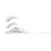 XTRFY M42 ambidextrous gaming mouse — optical sensor, 16,000 DPI, USB Type-A, white, RGB