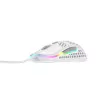 XTRFY M42 ambidextrous gaming mouse — optical sensor, 16,000 DPI, USB Type-A, white, RGB