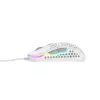 XTRFY M42 ambidextrous gaming mouse — optical sensor, 16,000 DPI, USB Type-A, white, RGB