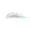 XTRFY M42 ambidextrous gaming mouse — optical sensor, 16,000 DPI, USB Type-A, white, RGB
