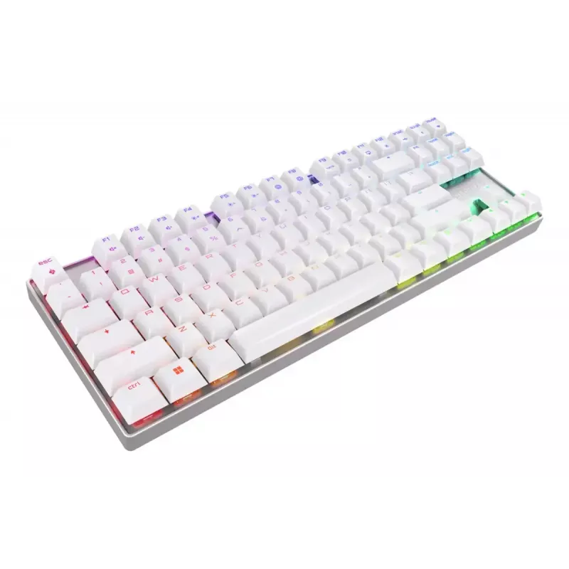 CHERRY MX 8.2 TKL Wireless RGB keyboard Gaming USB + RF Wireless + Bluetooth QWERTZ German White