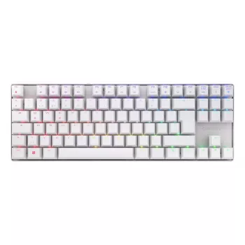 CHERRY MX 8.2 TKL Wireless RGB keyboard Gaming USB + RF Wireless + Bluetooth QWERTZ German White