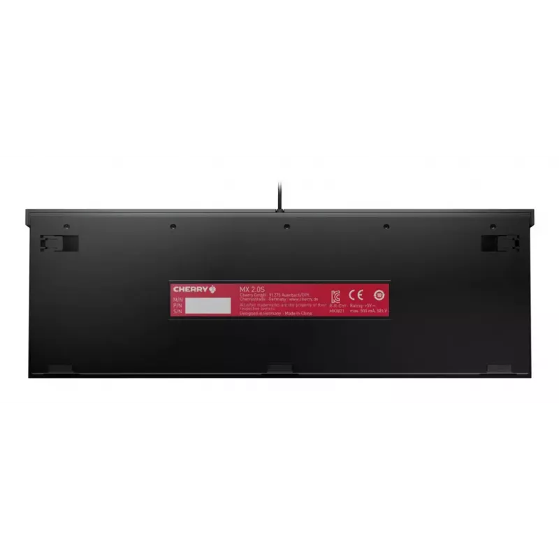 Gaming Keyboard CHERRY MX 2.0S USB QWERTZ German Black Mechanical RGB