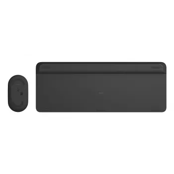 LOGITECH Slim Wireless Keyboard And Mouse Combo Mk470 - Graphite - Azerty French