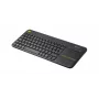 LOGITECH Wireless Touch Keyboard K400 Plus - Black - Espanol Qwerty