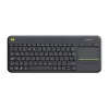 LOGITECH Wireless Touch Keyboard K400 Plus - Black - Espanol Qwerty