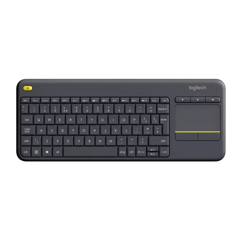 LOGITECH Wireless Touch Keyboard K400 Plus - Black - Espanol Qwerty