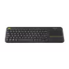 LOGITECH Wireless Touch Keyboard K400 Plus - Black - Espanol Qwerty