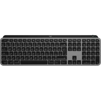 Logitech MX Keys S for Mac Keyboard Wireless Bluetooth QWERTY Aluminium Black