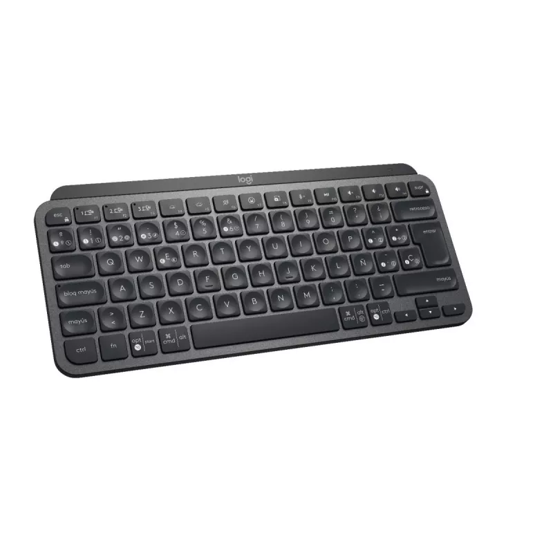 LOGITECH Minimalist Wireless Illuminated Keyboard - Mx Keys Mini - Graphite - Qwerty Espanol